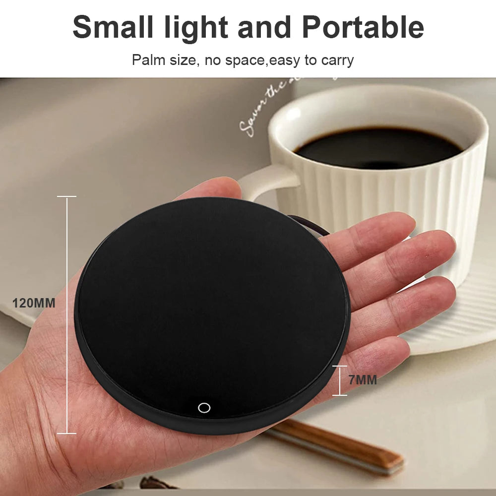 Heated Coaster - Black - USB